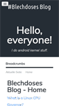 Mobile Screenshot of blechdose-live.de